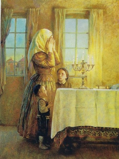 WELCOMING THE SHABBOS